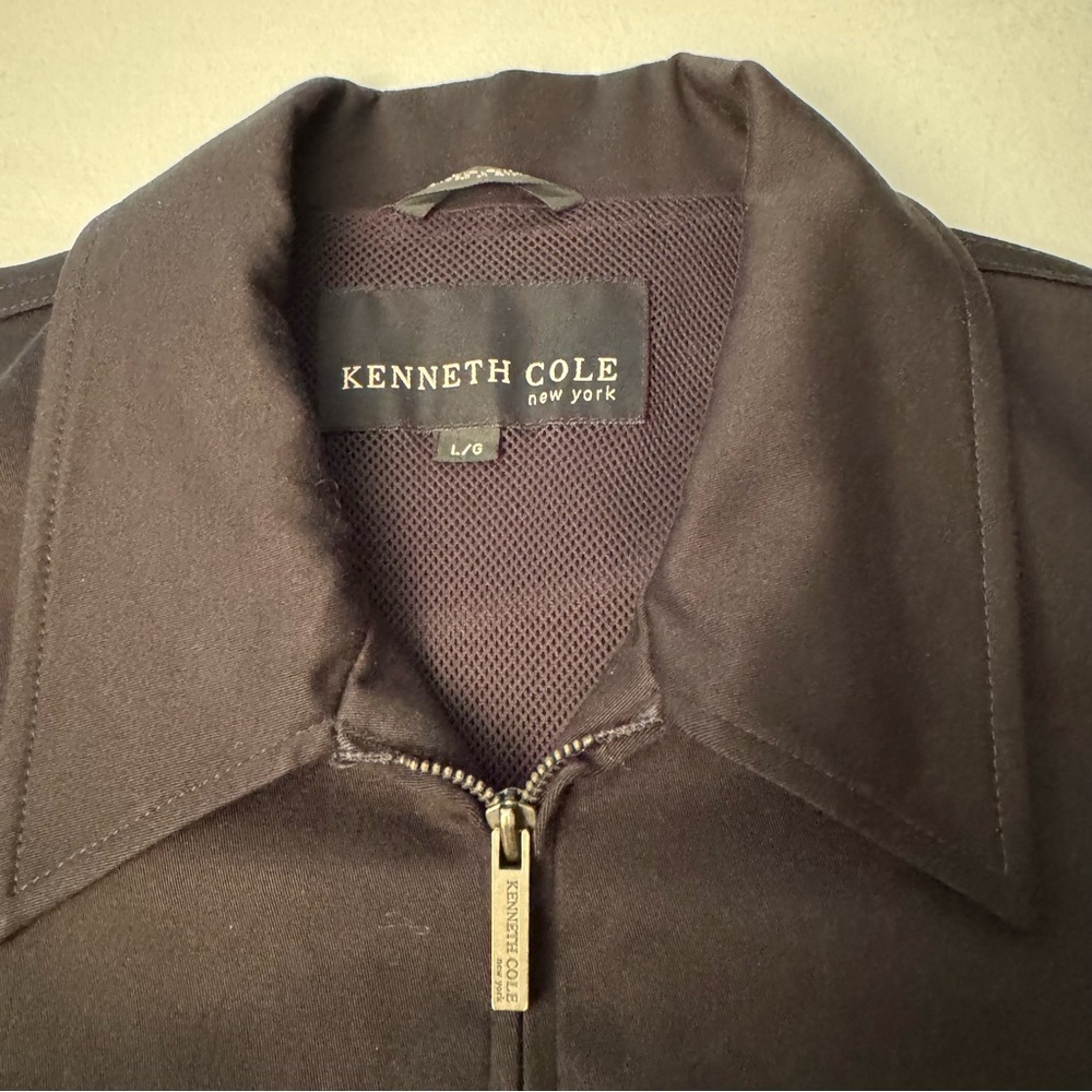 Vintage Kenneth Cole New York Men’s Jacket Size Large Zip Pockets